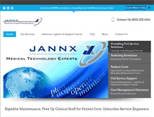 Tablet Screenshot of jannx.com